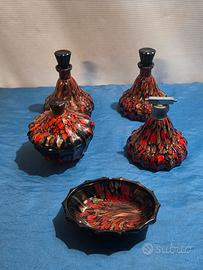 Set da Bagno in Vetro Avventurina di Murano 