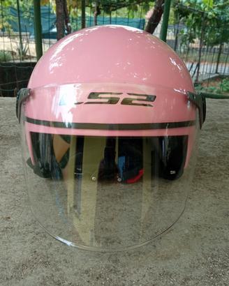 Casco moto jet bambina