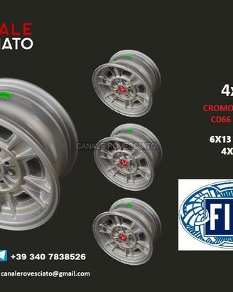 4 Cerchi CROMODORA CD66 6x 13 4x98 et 13 fiat
