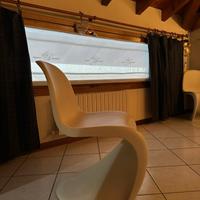 vitra Sedia  Panton Verner bianco originale