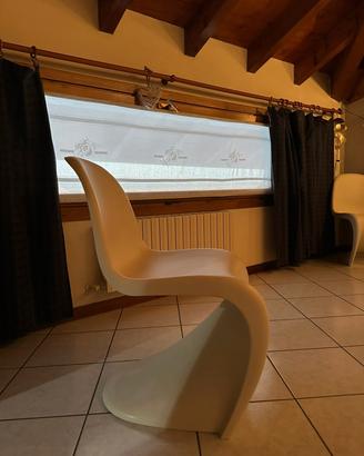 vitra Sedia  Panton Verner bianco originale