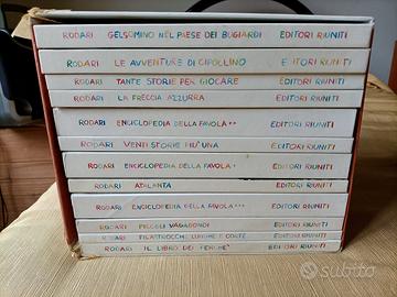 Rodari Cofanetto Ed. Riuniti MIlleidee Verne etc