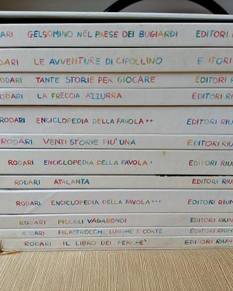 Rodari Cofanetto Ed. Riuniti MIlleidee Verne etc