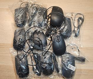 Lotto 10 mouse ottici DELL usb con rotellina