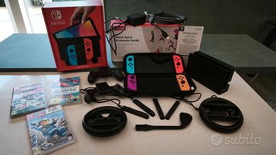 Nintendo Switch Oled + Sports bundle + 3 Giochi