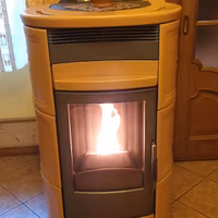 STUFA PELLET EDILKAMIN -SOLEIL- CERAMICA - 13KW