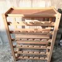 Portabottiglie in legno