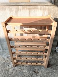 Portabottiglie in legno
