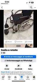 pari al nuovo sedia a rotelle pieghevole per anzia