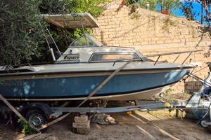 Barca Sessa + 2 Motori + Rimorchio