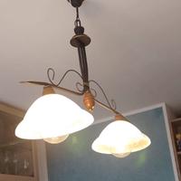 Lampadario soggiorno doppia lampada