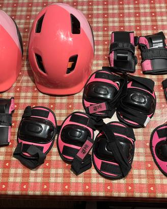 Caschetti caschi BTWIN bici roller bambino bambina