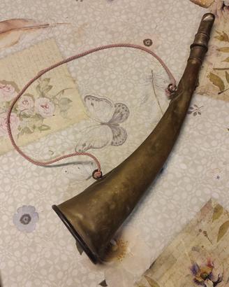 Tromba/corno da segnale in ottone