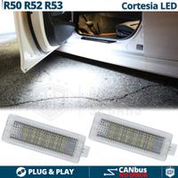 PLACCHETTE LED Luci CORTESIA per MINI R50 R52 R53