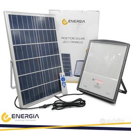 PROIETTORE SOLARE LED 400W CON SENSORE