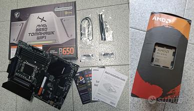 MSI MAGB650 TOMAHAWK WIFI + AMD Ryzen7 8700F NUOVI