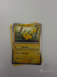 Pikachu carta holo condizione nuovo