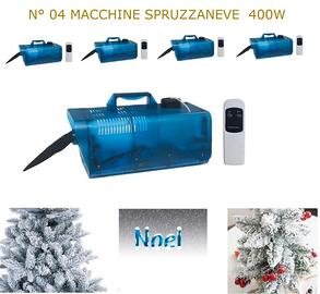 4 Macchine spruzza neve 400w