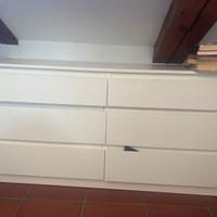 Cassettiera ikea bianca