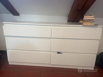 Cassettiera ikea bianca
