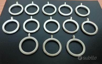 Lotto 13 anelli per bastone tenda diametro interno