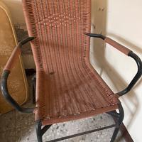 Sedia giardino in ferro