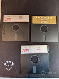Lotto 3 Floppy Disk 5.25" Commodore 64 - Kick Off