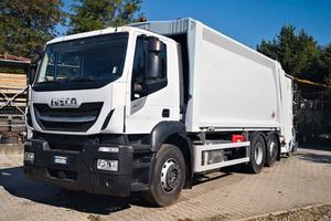 Iveco Stralis 330, compattatore per rifiuti Farid