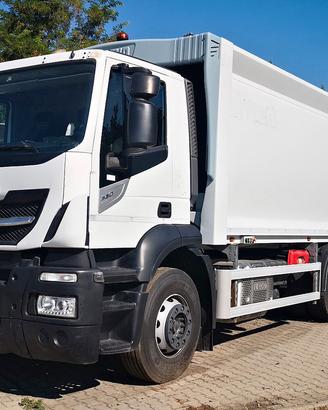 Iveco Stralis 330, compattatore per rifiuti Farid