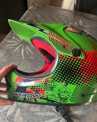 Casco moto bambino