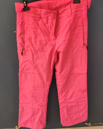 Pantaloni sci rosa Ultrasport ragazza, tg S ed M