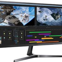 Samsung Monitor SJ55W (S34J552), Flat, 34"