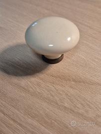 pomoli per mobili in ceramica bianca n.30