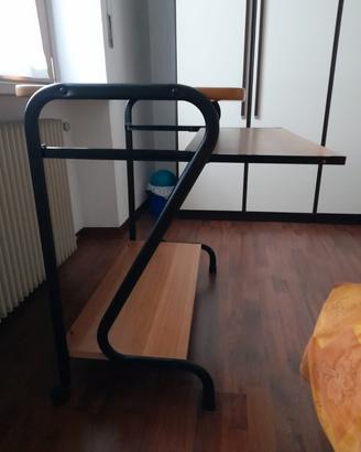 Scrivania porta pc tastiera stampante