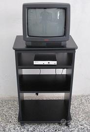 Mobile Porta TV + TV + Decoder Digitale Terrestre