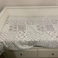 Letto divano 3 cassetti 2 materassi