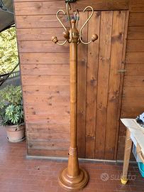 Appendiabiti vintage, legno massello