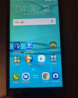 Asus Zenfone Go X00AD nero schermo scheggiato 