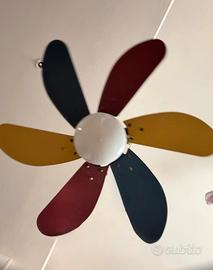 Lampadario ventilatore cameretta per bambini