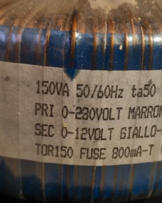 Trasformatore toroidale Relco 150VA