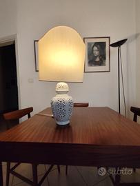 Lampada in ceramica decorata a mano -Made in Italy