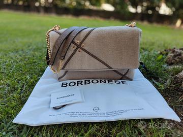 Borsa Borbonese ORIGINALE crossover Large NUOVA Abbigliamento e