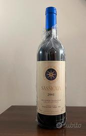 Vino sassicaia 2001 e 2005