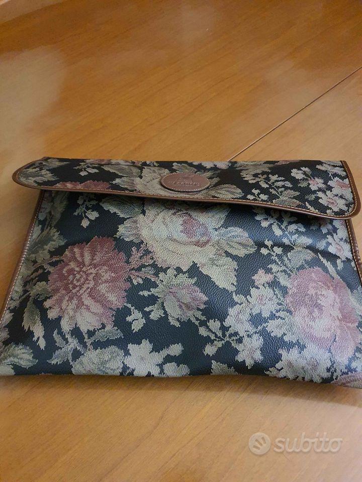 Borsa a mano i santi vintage fiori Abbigliamento e Accessori