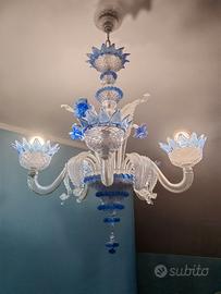 Lampadario artigianato murano