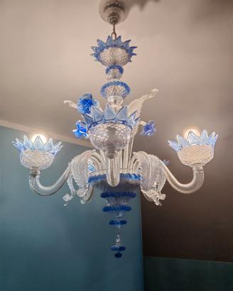 Lampadario artigianato murano