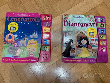 Biancaneva ascoltafiabe e Cenrentola ascoltafiaba