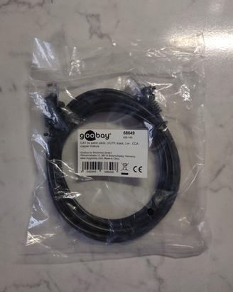 Lotto 120 cavi Ethernet 5E 3 metri neri