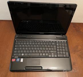 Notebook TOSHIBA satellite L650D - NO alimentatore