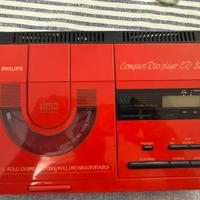 RARO! Philips lettore compact disc CD 207 - ROSSO